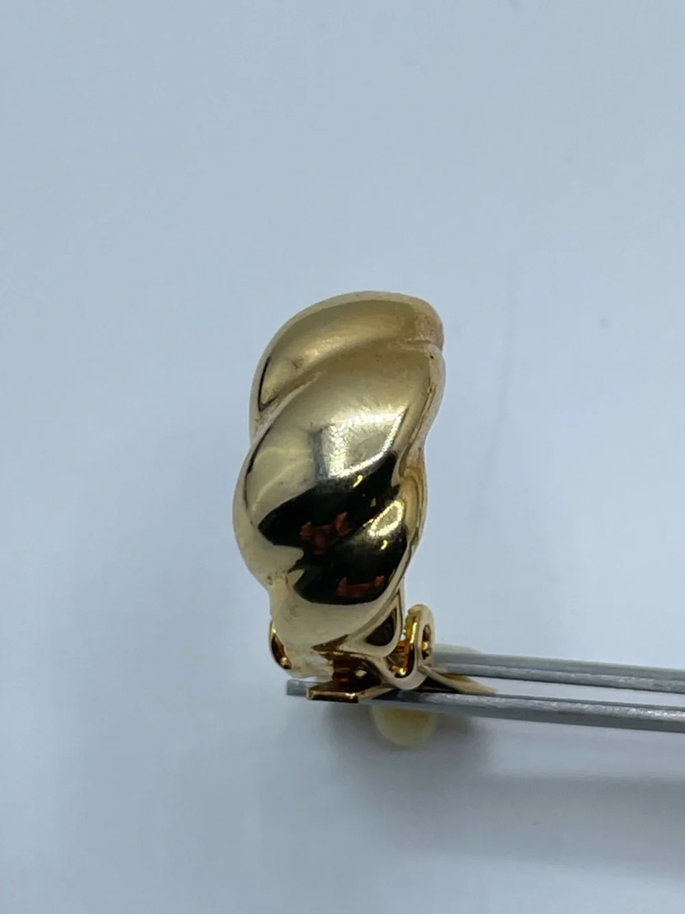 Vintage Joan Rivers Gold Tone Clip On Earrings Set Knot Swirl Studs With Box